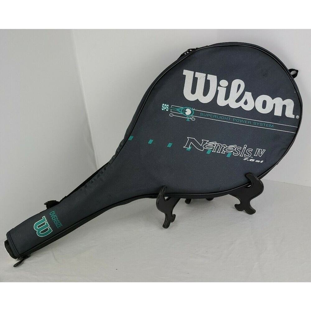 Wilson Nemesis IV SPS 7.6 Si Oversize Frame Geometry Tennis Racquet Full Cover - Picture 2 of 11